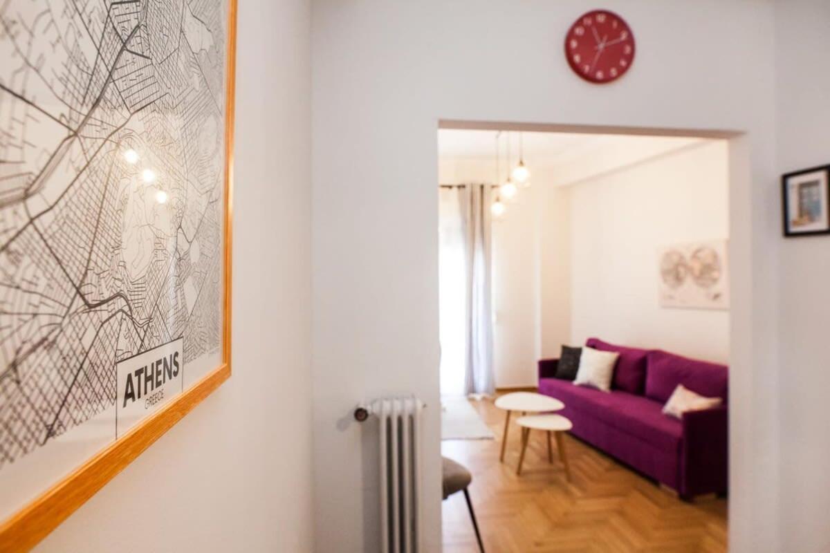 Contemporary Stylish Apartment Located Near Metaxourgeio Area Athens Ngoại thất bức ảnh
